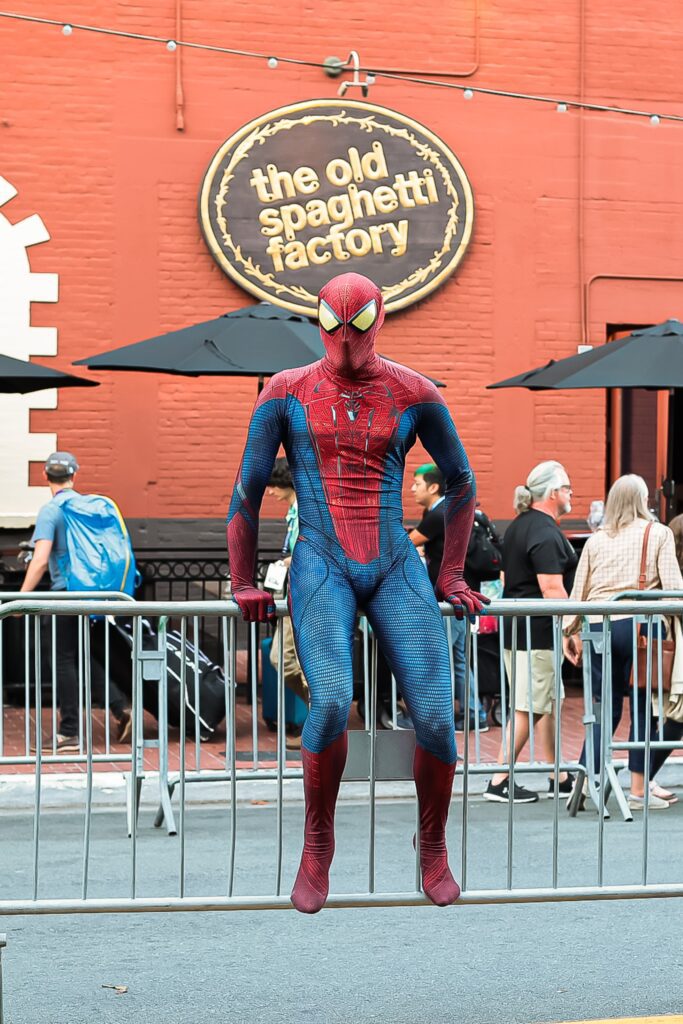 Spiderman Cosplayer at ComiCon 2023