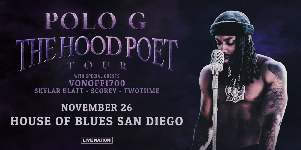 Polo G: The Hood Poet Tour 2024 – Live at House of Blues San Diego